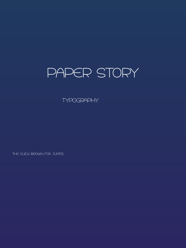 Paper Story Poster