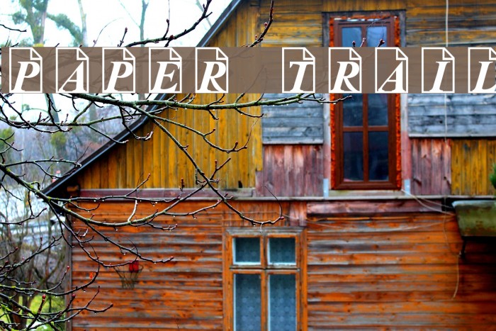Paper Trail Font examples