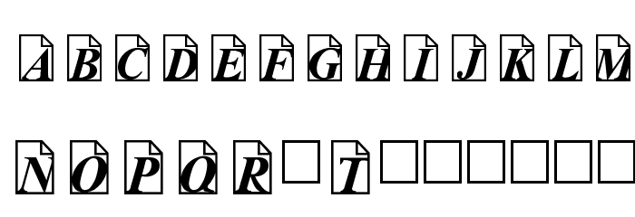 Paper Trail Font LOWERCASE