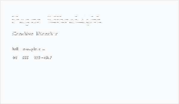 Paper UltraLight Business Card