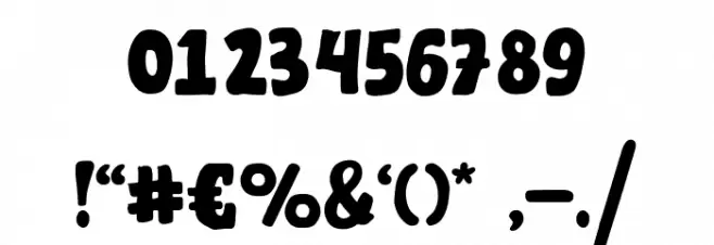 Paper Works Personal Use only R Font OTHER CHARS