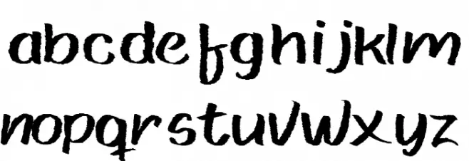 Paper rib reg फ़ॉन्ट लोअरकेस