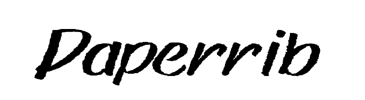 Paper rib  Frei Schriftart Herunterladen