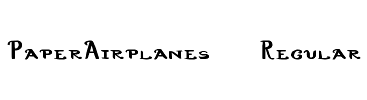 PaperAirplanes-Regular  Fuentes Gratis Descargar
