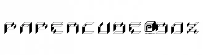 PaperCube-Box  Fuentes Gratis Descargar