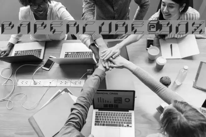 PaperCube-Box Font examples