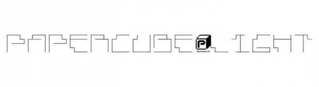 PaperCube-Light  Fuentes Gratis Descargar