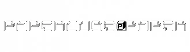 PaperCube-Paper  Fuentes Gratis Descargar