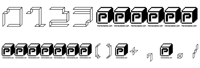 PaperCube-Paper Font OTHER CHARS