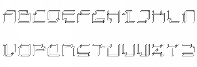 PaperCube-Paper Schriftart Groß