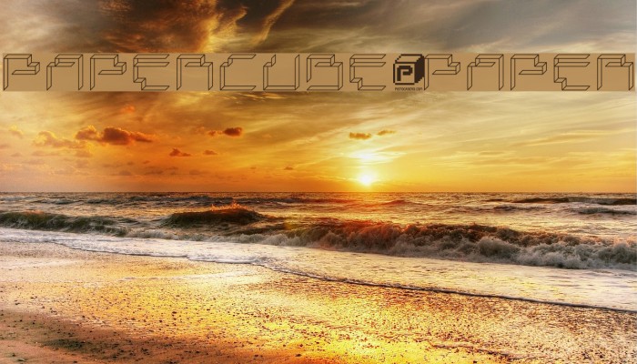 PaperCube-Paper Font examples