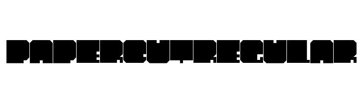 PaperCut-Regular  Frei Schriftart Herunterladen