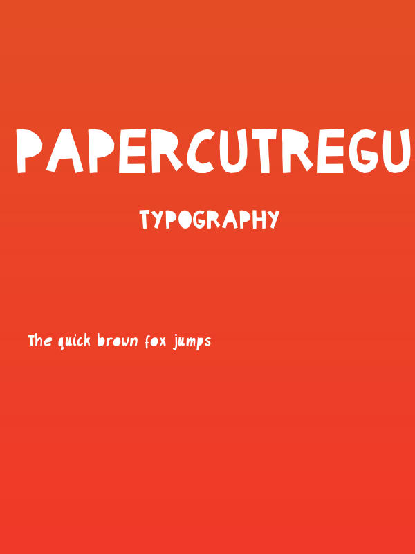 PaperCutRegular Poster