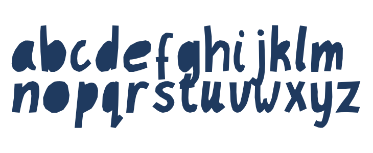 PaperCutRegular Lowercase