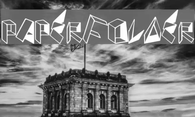 PaperFolder Font examples