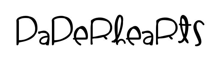 PaperHearts  免费字体下载