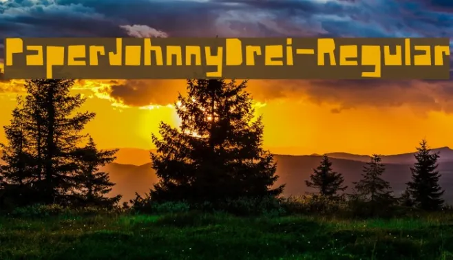 PaperJohnnyDrei-Regular Example 3