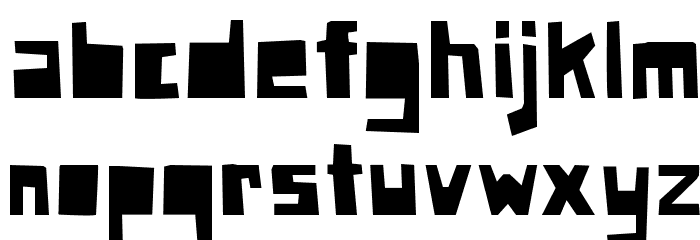 PaperJohnnyDrei-Regular Font LOWERCASE