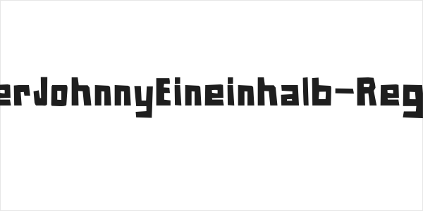 PaperJohnnyEineinhalb-Regular Logo