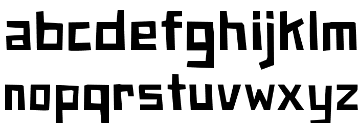 PaperJohnnyEins-Regular Font LOWERCASE