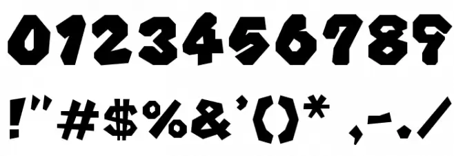 PaperMarioFont Font OTHER CHARS