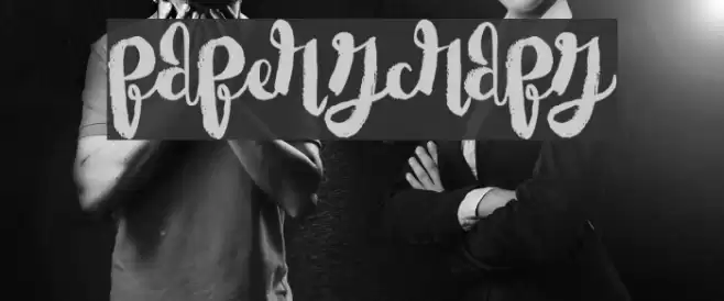 PaperScraps Font examples