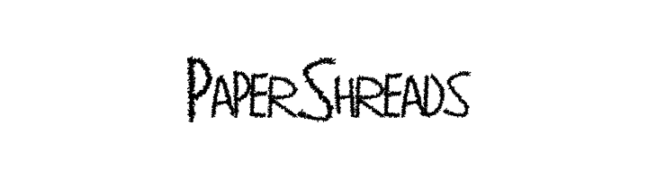 PaperShreads Font