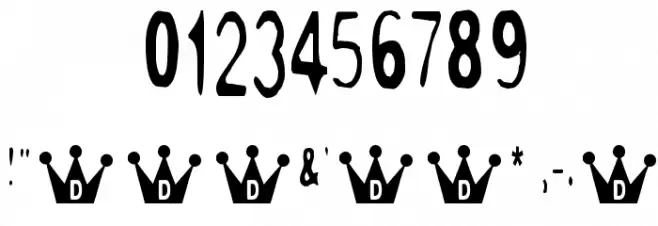 PaperTiger Font OTHER CHARS