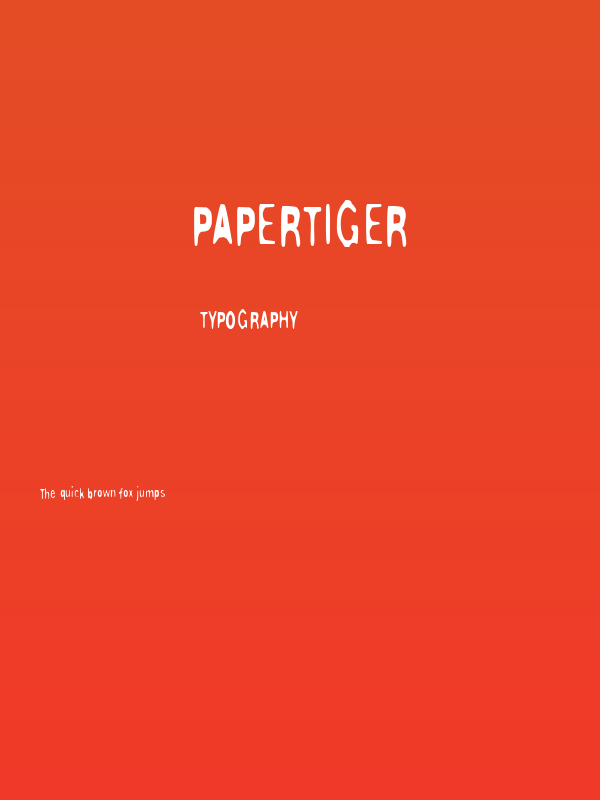 PaperTiger Poster