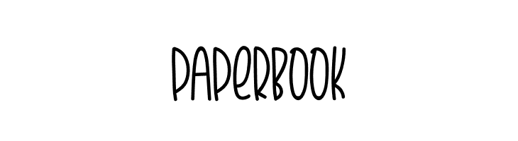 Paperbook  Frei Schriftart Herunterladen