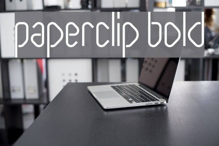 Paperclip Bold Font examples