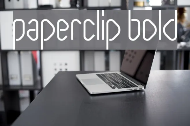Paperclip Bold Example 1