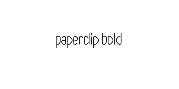Paperclip Bold Logo