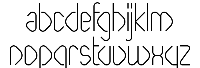 Paperclip Light Font LOWERCASE