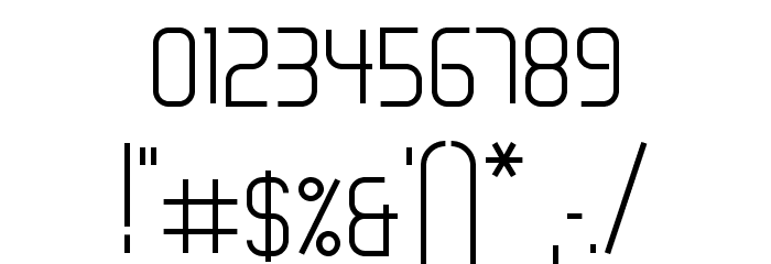 Paperclip Medium Font OTHER CHARS