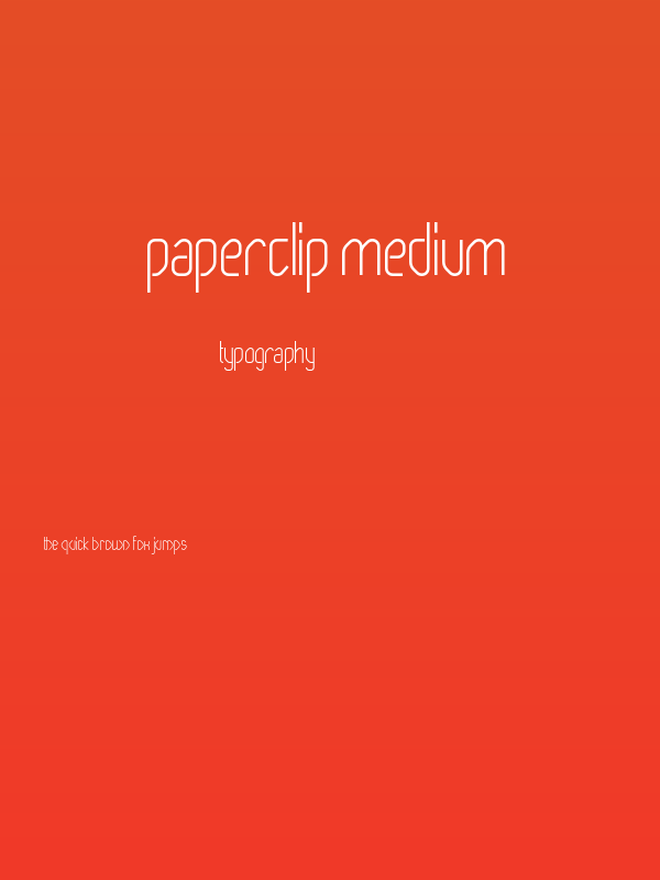 Paperclip Medium Poster