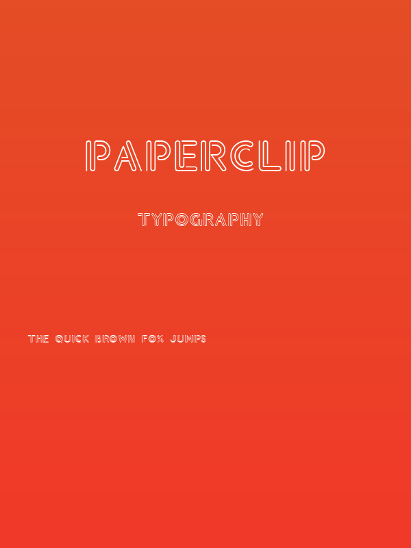 Paperclip Poster