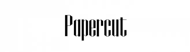 Papercut  नि: शुल्क फ़ॉन्ट्स डाउनलोड