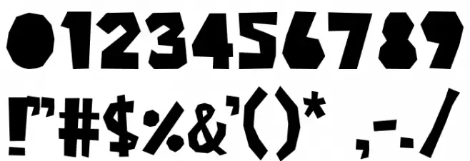 Papercute फ़ॉन्ट अन्य घर का काम