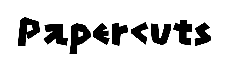 Papercuts  Fuentes Gratis Descargar