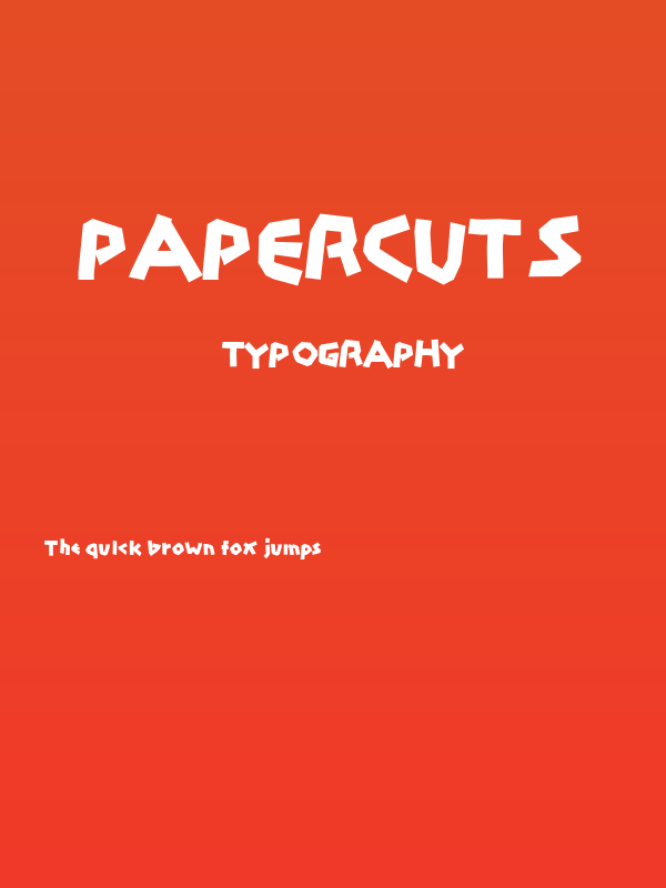 Papercuts Poster