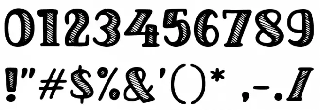 Paperkind Font OTHER CHARS