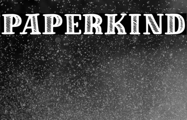 Paperkind Font examples