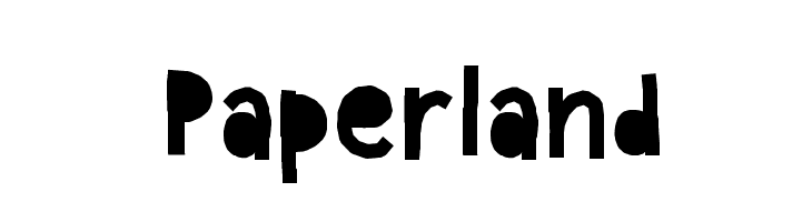 Paperland फ़ॉन्ट