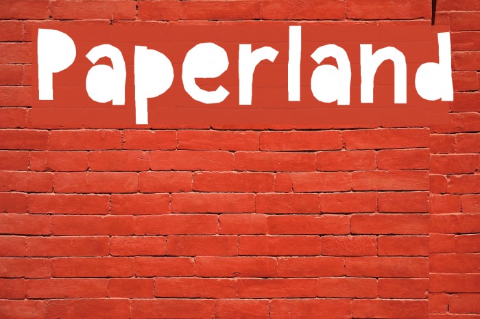 Paperland फ़ॉन्ट examples