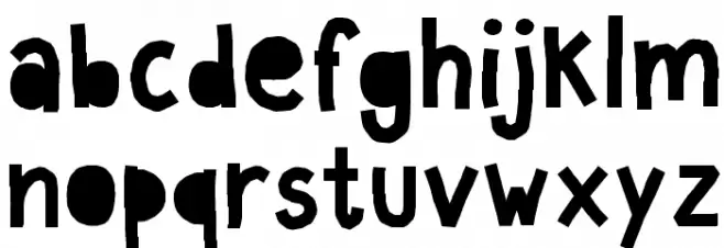 Paperland Font LOWERCASE