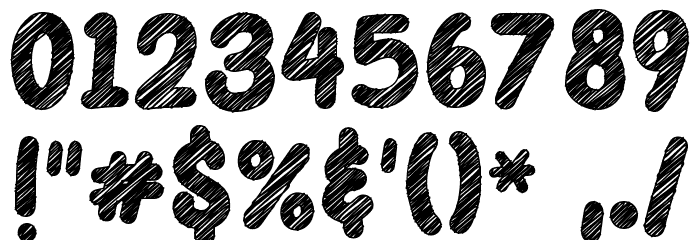 Papernotes Sketch Font OTHER CHARS