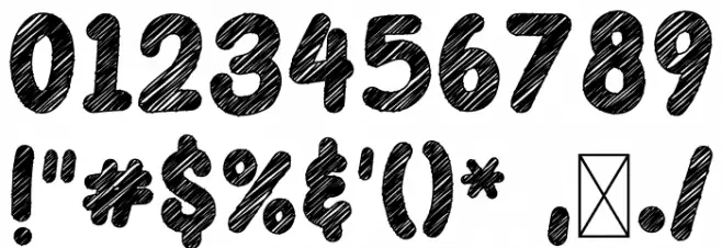 Papernotes Sketch Font OTHER CHARS