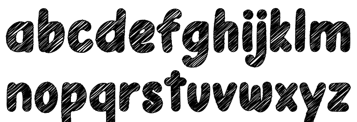 Papernotes Sketch Font LOWERCASE