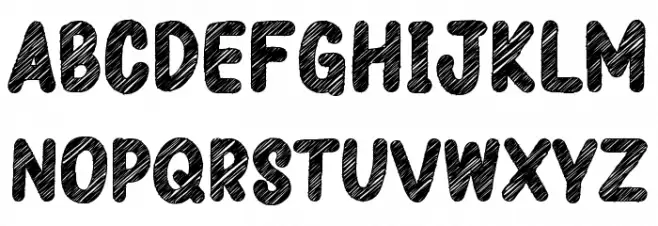 Papernotes Sketch Font UPPERCASE